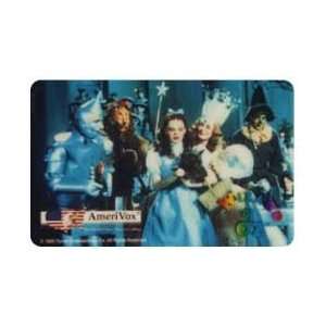 Collectible Phone Card Wizard of Oz Cast Dorothy & Cast Incl. Glenda 