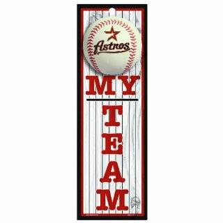  Customer Reviews: MLB Houston Astros 4 by 13 Wood My Team 