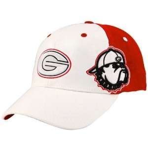 Top of the World Georgia Bulldogs Red White X Ray Flex Fit Hat:  