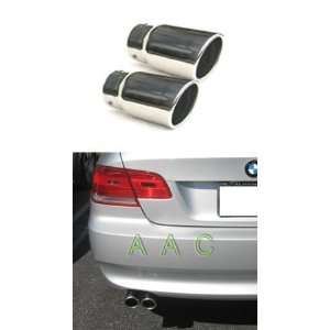   exhaust tips w/ mirror polish finish   BMW E92 3 Series 328 335 07 08