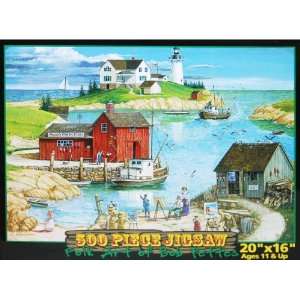  Folk Art of Bob Pettes 500 Piece Jigsaw Puzzle Art on the 