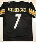 Ben Roethlisberger Autographed Black Pittsburgh Steelers Jersey  JSA 