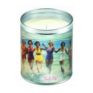 Aunt Sadies Beach in a Can Vintage Surfs Up Candle (Suntan Lotion 