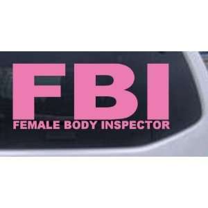  Body Inspector Funny Car Window Wall Laptop Decal Sticker: Automotive