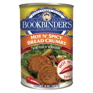 Bookbinders Hot N Spicy Breadcrumbs for Fish N Seafood   8 oz