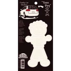   Car Stickers 4.75 inches tall Vinyl Auto Decal, Teenage Boy   Teen Boy
