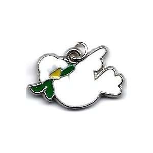  BUY 1 GET 1 OF SAME FREE/Dove of Peace Charm/ Silvertone 