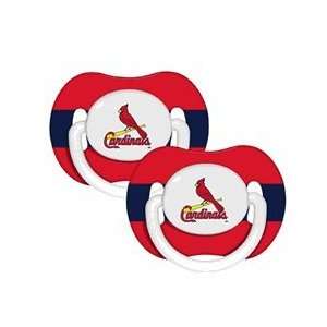  St. Louis Cardinals Pacifiers 2 Pack Safe BPA Free: Baby