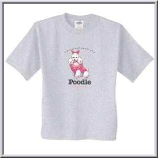 Funny Poodle In Pink Dog Breed Shirts S XL,2X,3X,4X,5X  