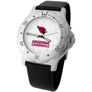   Cardinals Mens Black Leather Team Player Watch