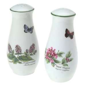 Royal Worcester Herbs Porcelain Salt and Pepper Set  