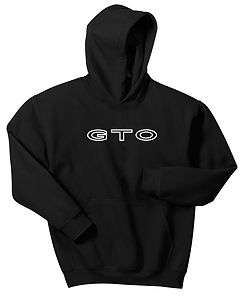 GTO PONTIAC HOODIE BLACK SWEAT SHIRT GOAT MUSCLE CAR 19 64 65 66 67 68 