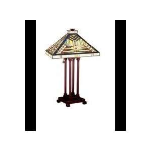   22054, 25H Wright Butterfly Mission Table Lamp