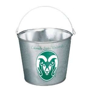  Colorado State Rams Bucket: 5 Quart Galvanized Pail 