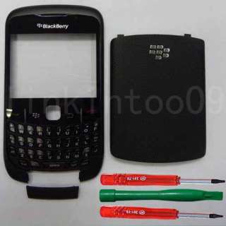 Blackberry Curve 9300 Housing Case+Keypad+Lens Black  