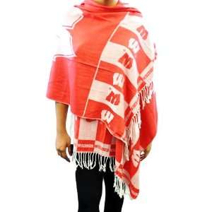   Extra Wide Scarf Wrap Shall Beach Sarong Red White: Sports & Outdoors