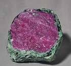 Hot Pink Ruby Crystal in Natural Zoisite Matrix from Tanzania