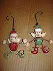 ONE CHRISTMAS ELF JINGLE BELL ORNAMENT items in Country Stitt ches 
