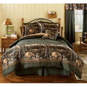 Bear Country King Comforter, 104 x 94