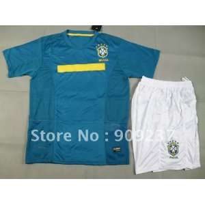  new blue brazil 2012 away jersey 11 12 brazil soccer football 