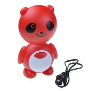 Cute Lovely *Red Bear* Shape 10 LED Desk Reading Charge Light Lamp