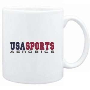 Mug White  USA SPORTS Aerobics  Sports:  Sports 