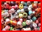 LOT 6 BALLS RUBI #8 PERLE/PEARL COTTON THREADS HAND EMBROIDERY NEW 