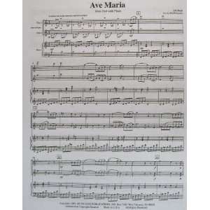  Ave Maria for 2 Flutes and Piano J.S. Bach Books