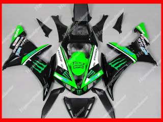   02 03 YAMAHA R1 YZF R YZFR Aftermarket Bodywork Monster Green Y1228