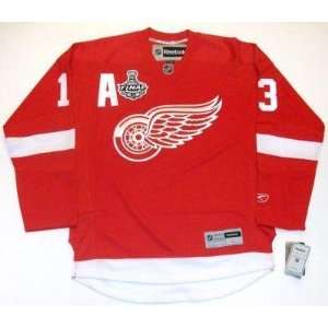   Detroit Red Wings 09 Cup Jersey Real Rbk   X Large