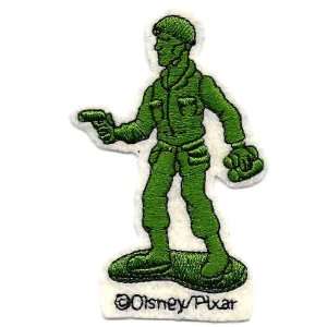 GREEN SOLDIER ARMY MEN in Disney Toy Story Movie Embroidered Iron On 