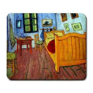   Gogh   The Artists Bedroom at Arles Large Mousepad 