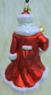 RADKO Tailor Made Santa ORNAMENT Regal GLITTER 1014965  