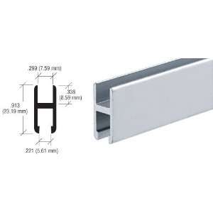   Anodized Low Profile H Bar Extrusion by CR Laurence