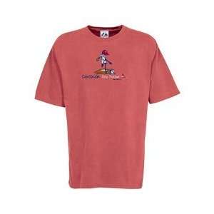   Shirt by Majestic Athletic   Brick Red Extra Large