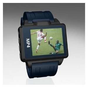  4GB 1.8 MP4 Watch(Navy Blue frame, Black belt)(MP3 