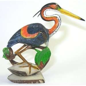  Large Extra Fine Blue Heron Tagua Carving: Home & Kitchen