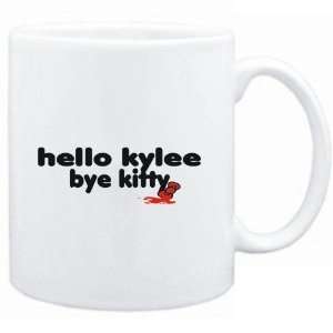 Mug White  Hello Kylee bye kitty  Female Names:  Sports 