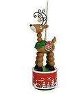 NEW 2010 HALLMARK ORNAMENT WIGGLE   WOBBLE REINDEER NIB