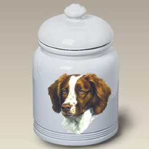 Brittany Spaniel Dog   Linda Picken Treat Jar