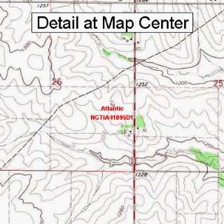   Quadrangle Map   Atlantic, Iowa (Folded/Waterproof): Sports & Outdoors