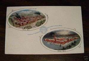 BOSTON RUBBER SHOE COMPANY MILL BOSTON MA 1904 Postcard  
