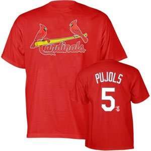   Pujols (Saint Louis Cardinals) Youth Name and Number T Shirt (Red
