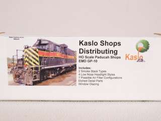Kaslo Shops HO Paducah GP 10 Shell Kit Undecorated  