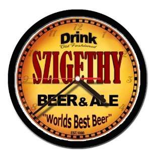  SZIGETHY beer and ale cerveza wall clock: Everything Else