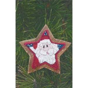  Super Star Santa   Cross Stitch Pattern: Arts, Crafts 