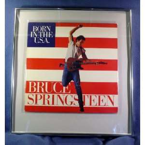  Bruce Springsteen Framed Born in the U.S.A. 12 Single Album 