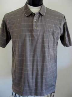 Arnold Palmer Taupe Mercerized Cotton Golf Polo Shirt L  