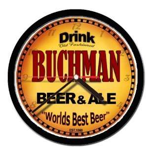  BUCHMAN beer and ale cerveza wall clock: Everything Else