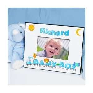  Personalized Baby Boy Train Picture Frame: Everything Else